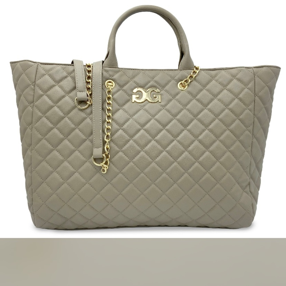 Gilda Paris Large Quilted Tote Bag